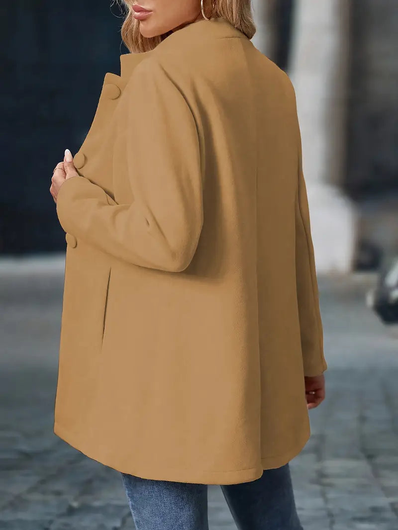 Ashley | Women’s Long Button-Up Autumn Coat