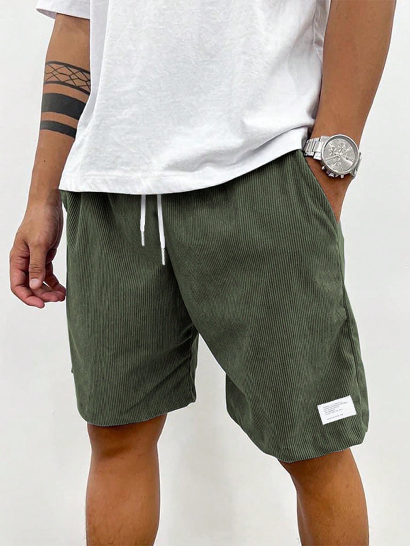 Bettina | Casual Summer Shorts with Drawstring - Navy