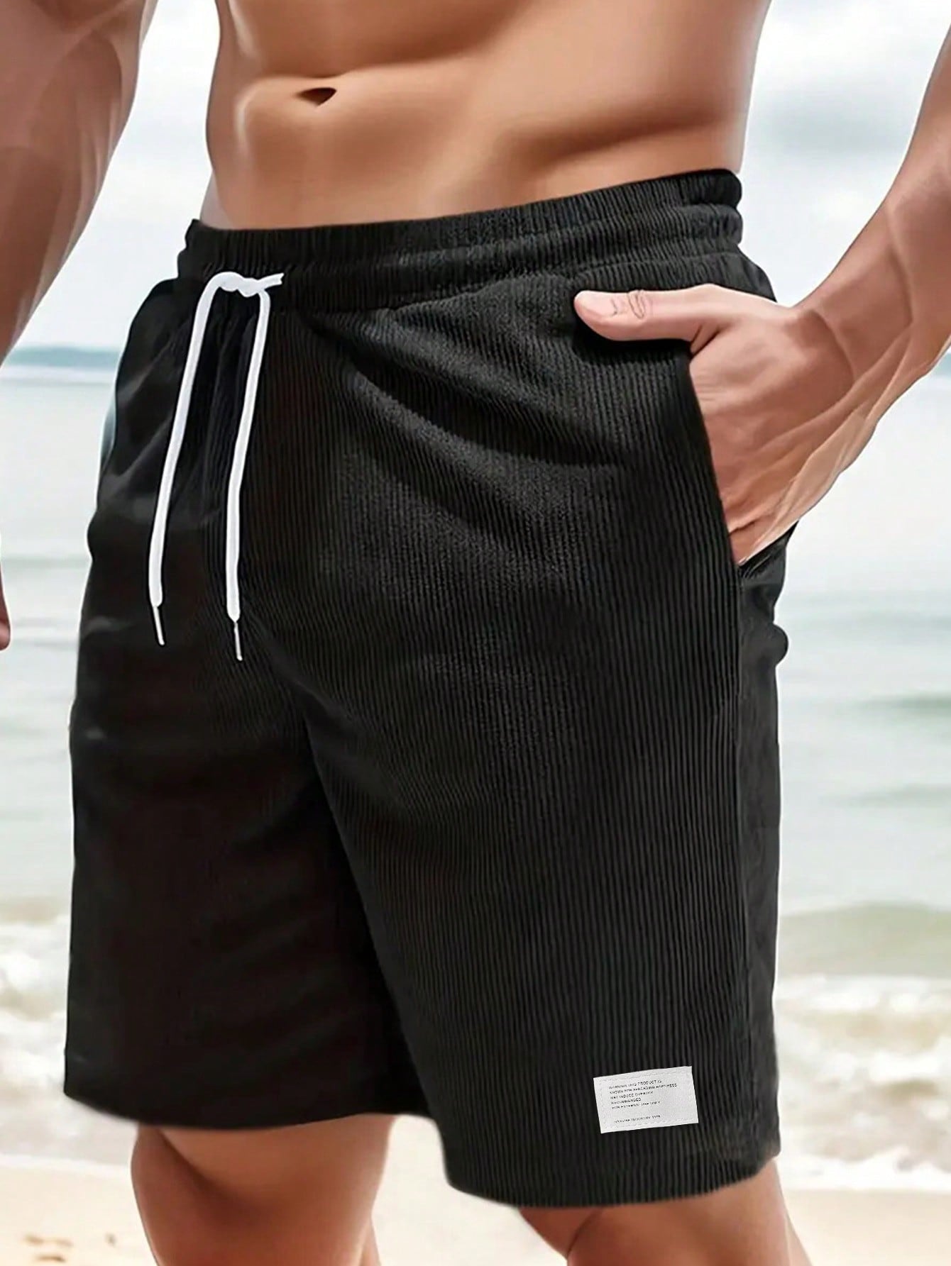 Bettina | Casual Summer Shorts with Drawstring - Navy