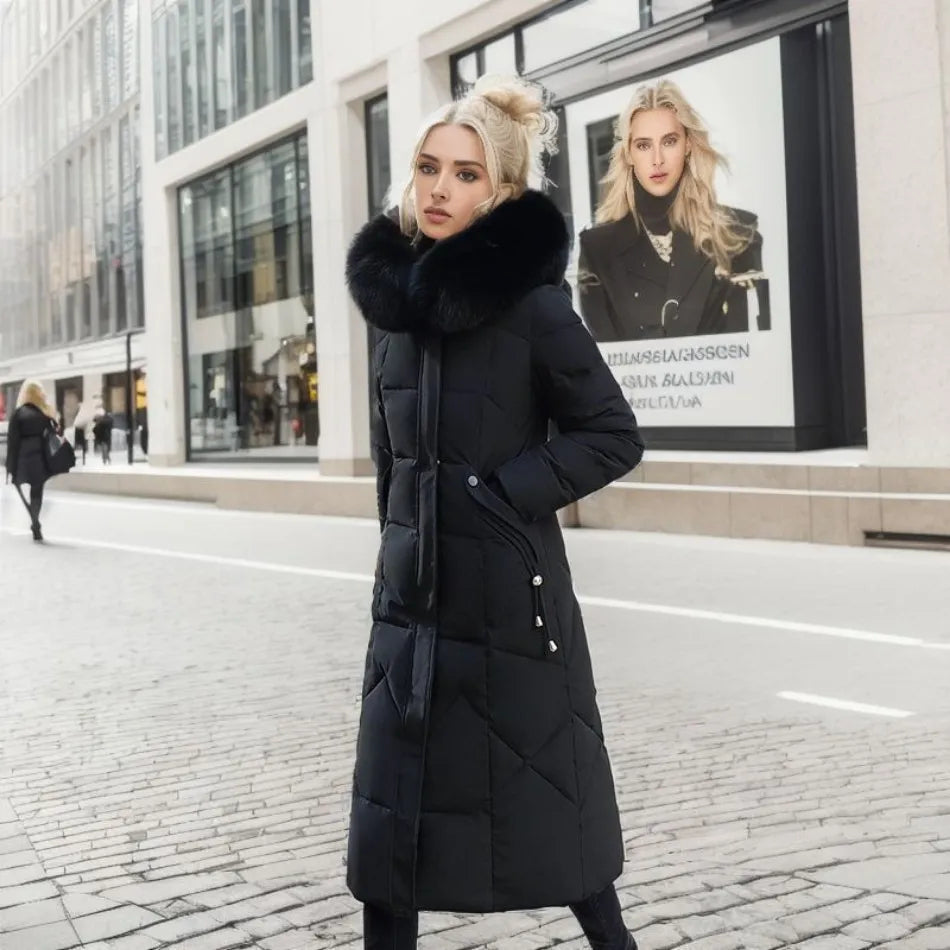 Jessica | Women’s Belted High Neck Puffer Coat