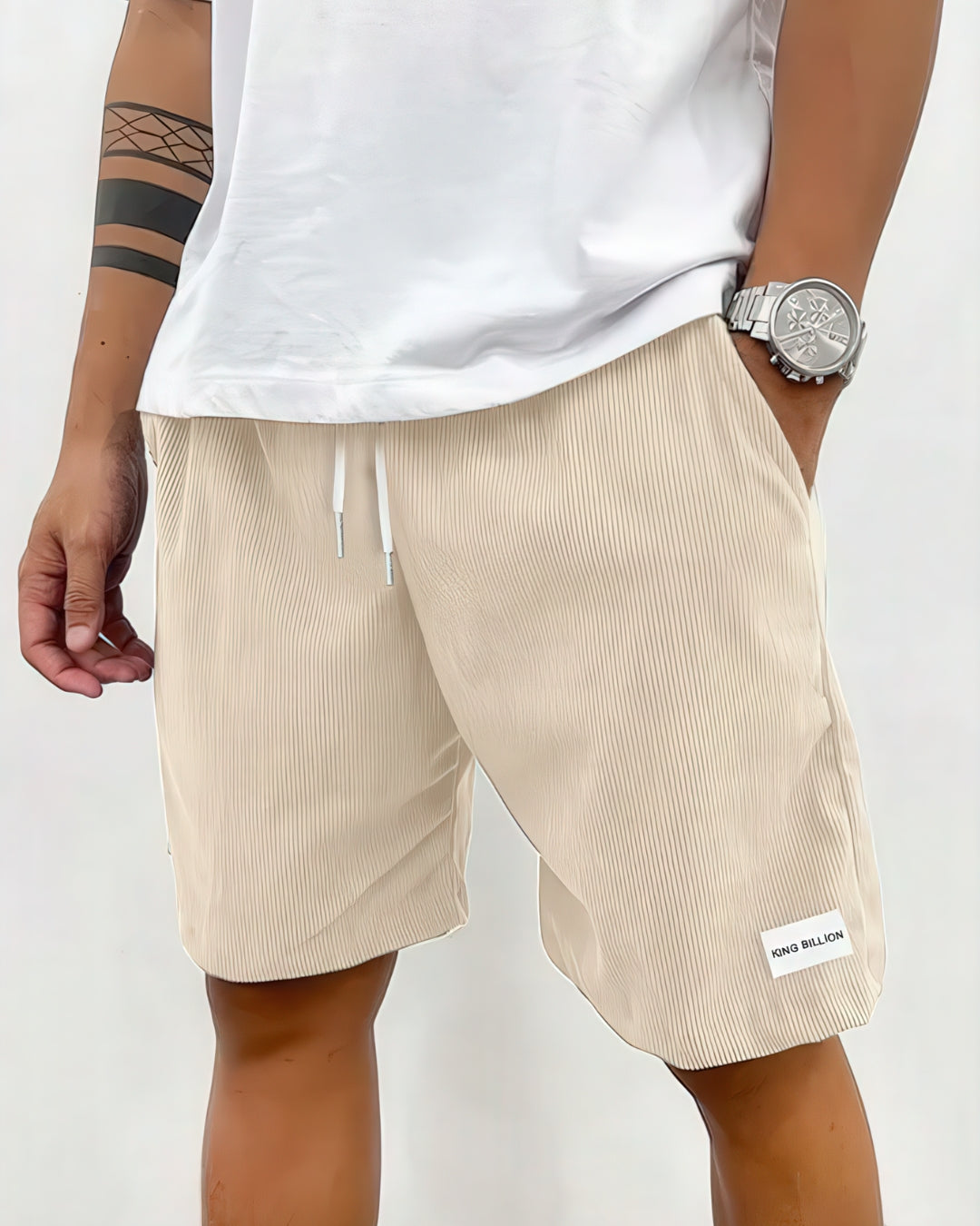 Kasper | Casual Shorts Loose Fit - Beige