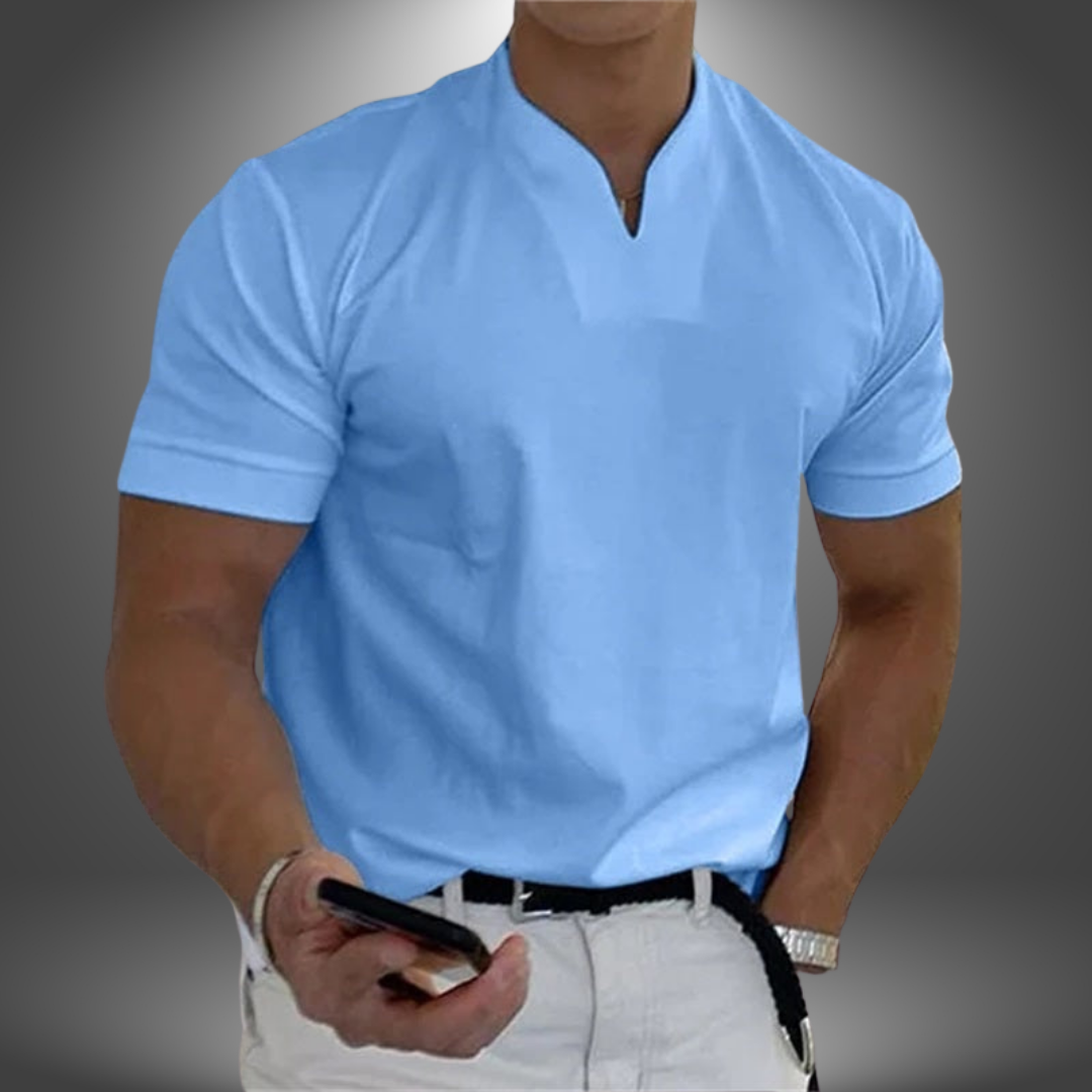 Vincent | Casual Shirt - Stylish Cotton Blue