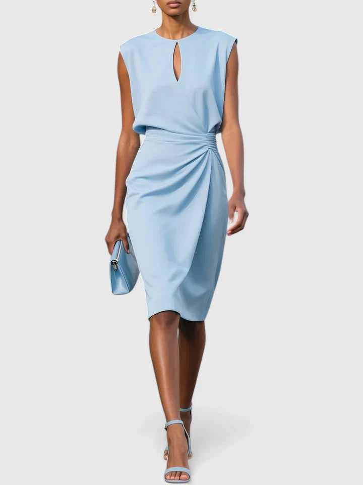 Lisandrah | Sophisticated Dress - Black Silk