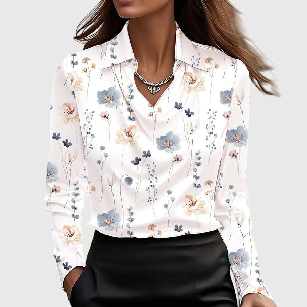Brooklyn | Elegant Blouse - Silk - White