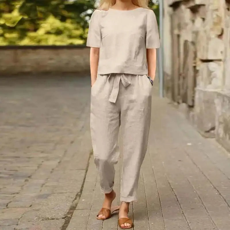 Alexi | Jumpsuit Set - Stylish Black Cotton