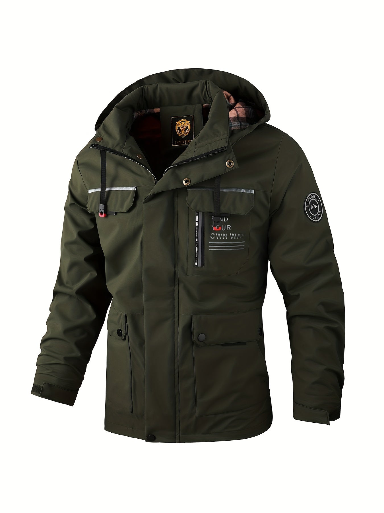 Klaus | Waterproof Winter Jacket with Hood - Black