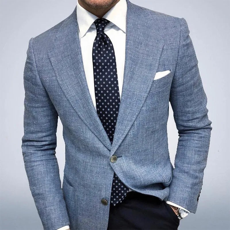 Harold | Tailored Blazer Jacket - Textured Spring Fabric