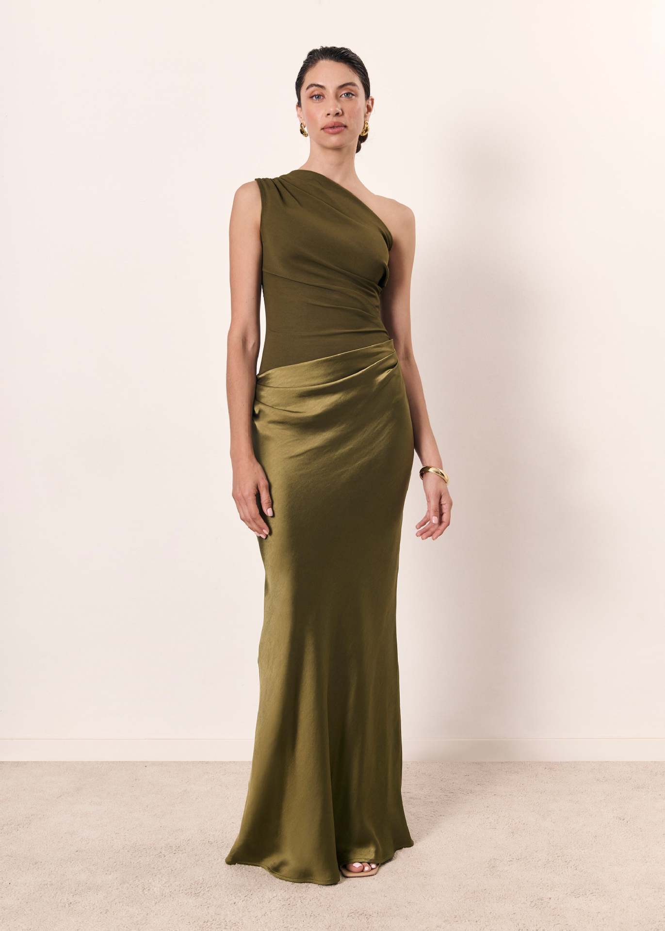 Nikkie | Maxi Dress - Elegant Silk Blend in Navy