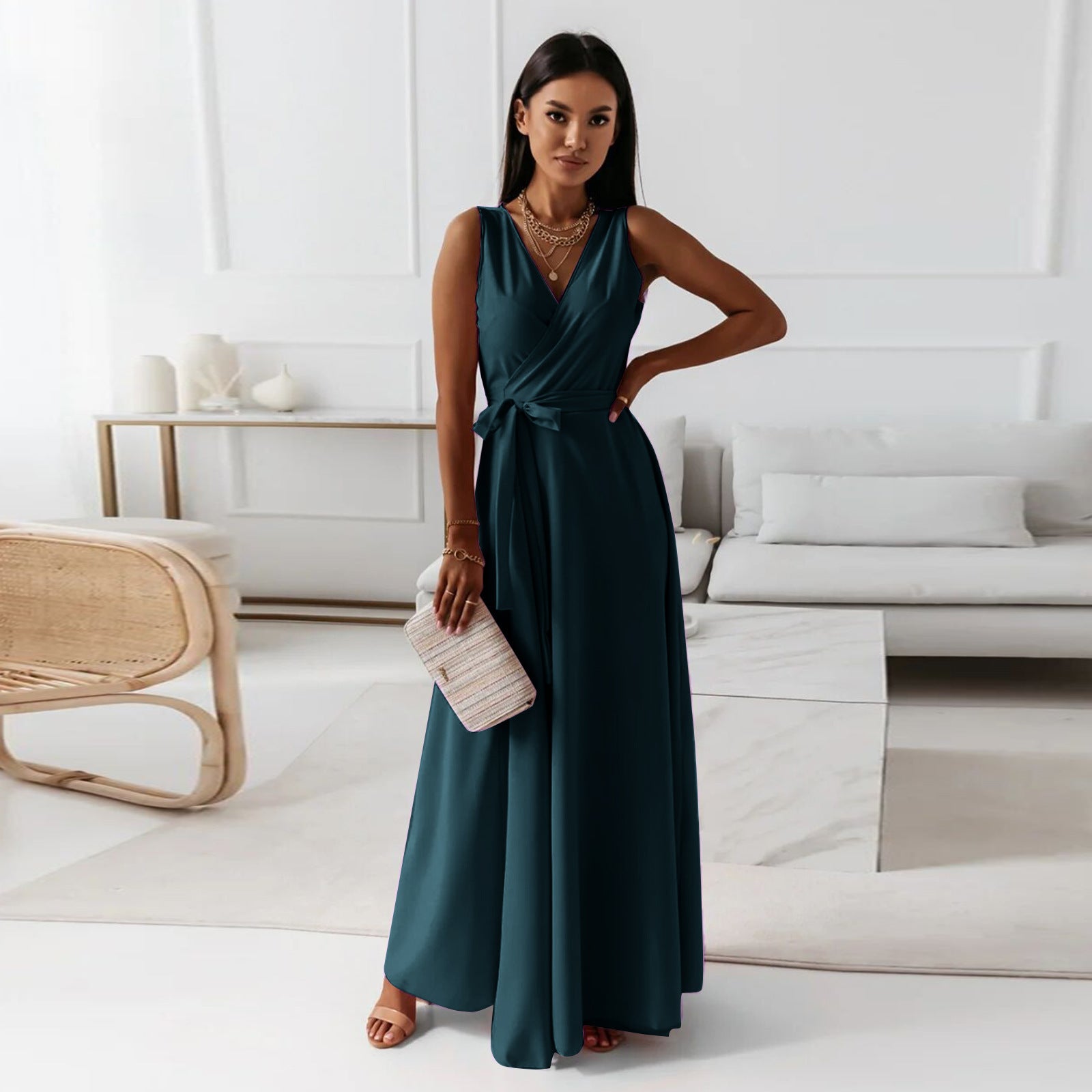 Charlotte | Maxi Dress Wrap Style - Floral Print