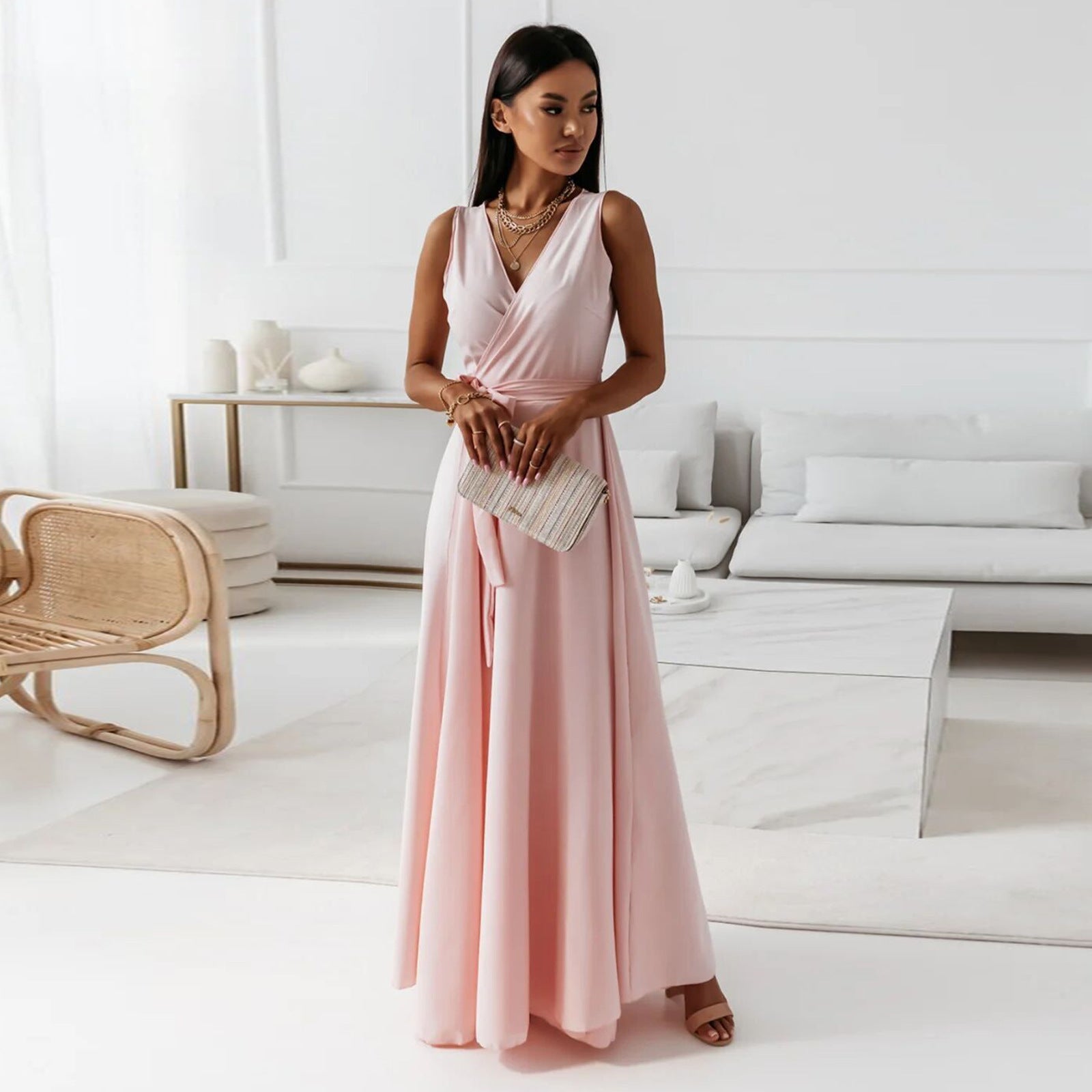 Charlotte | Maxi Dress Wrap Style - Floral Print