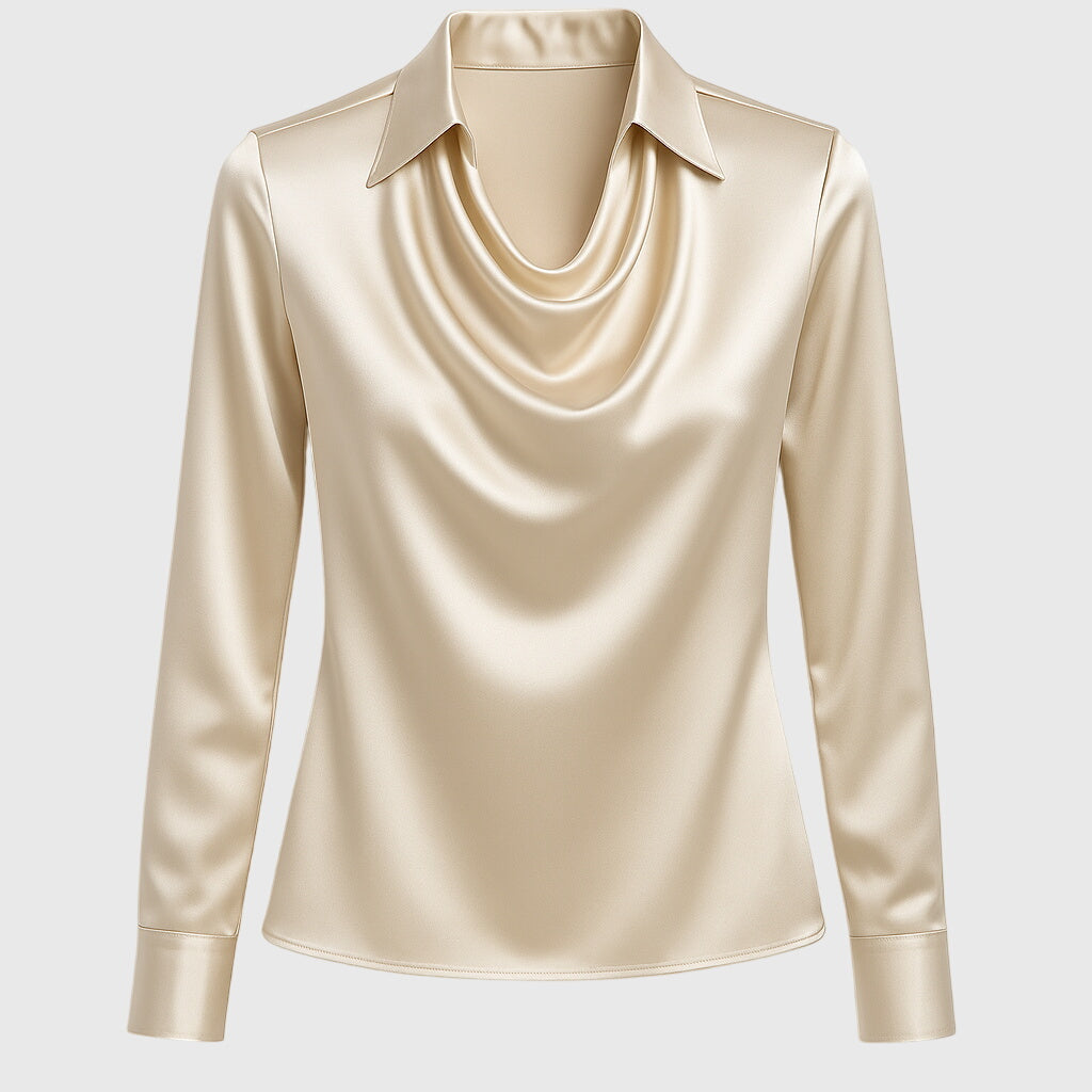 Brooklyn | Elegant Blouse - Silk - White