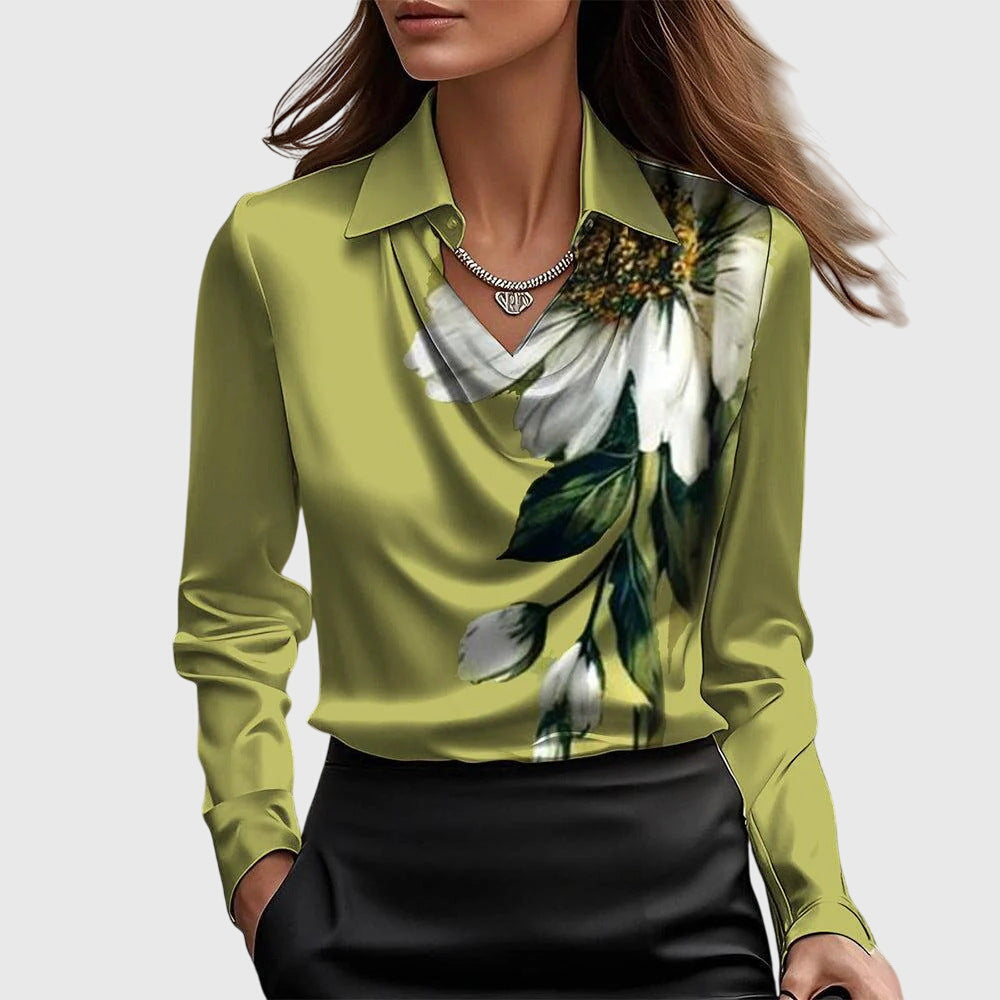 Brooklyn | Elegant Blouse - Silk - White