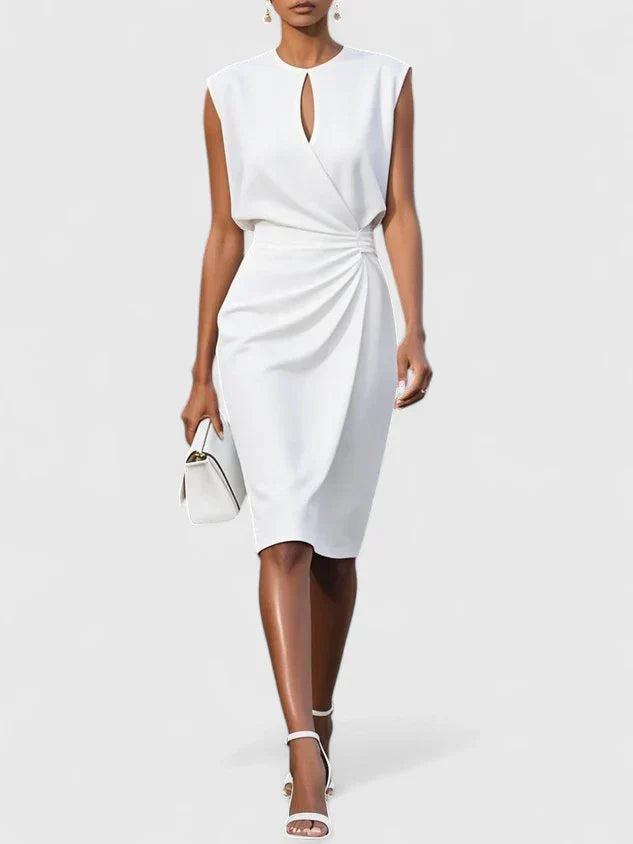 Lisandrah | Sophisticated Dress - Black Silk