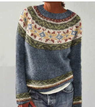Dorothea | Knit Sweater - Round Neck Casual