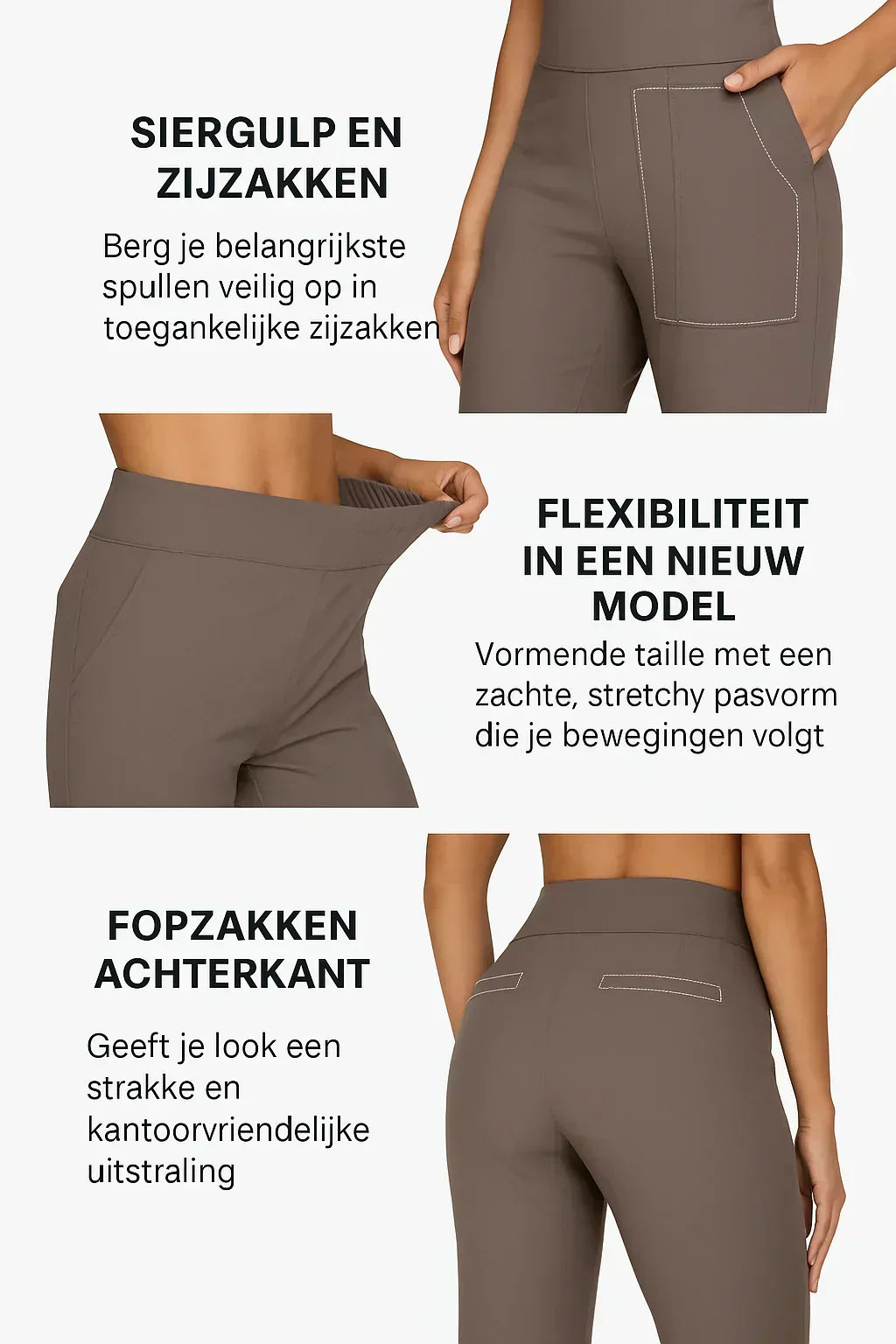 Calista | Trousers Soft Jersey - Elegant