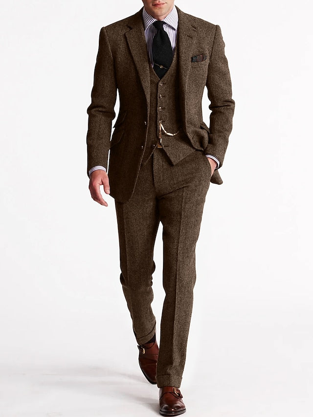Werner | Classic Men's Winter Suit with Vest and Pocket