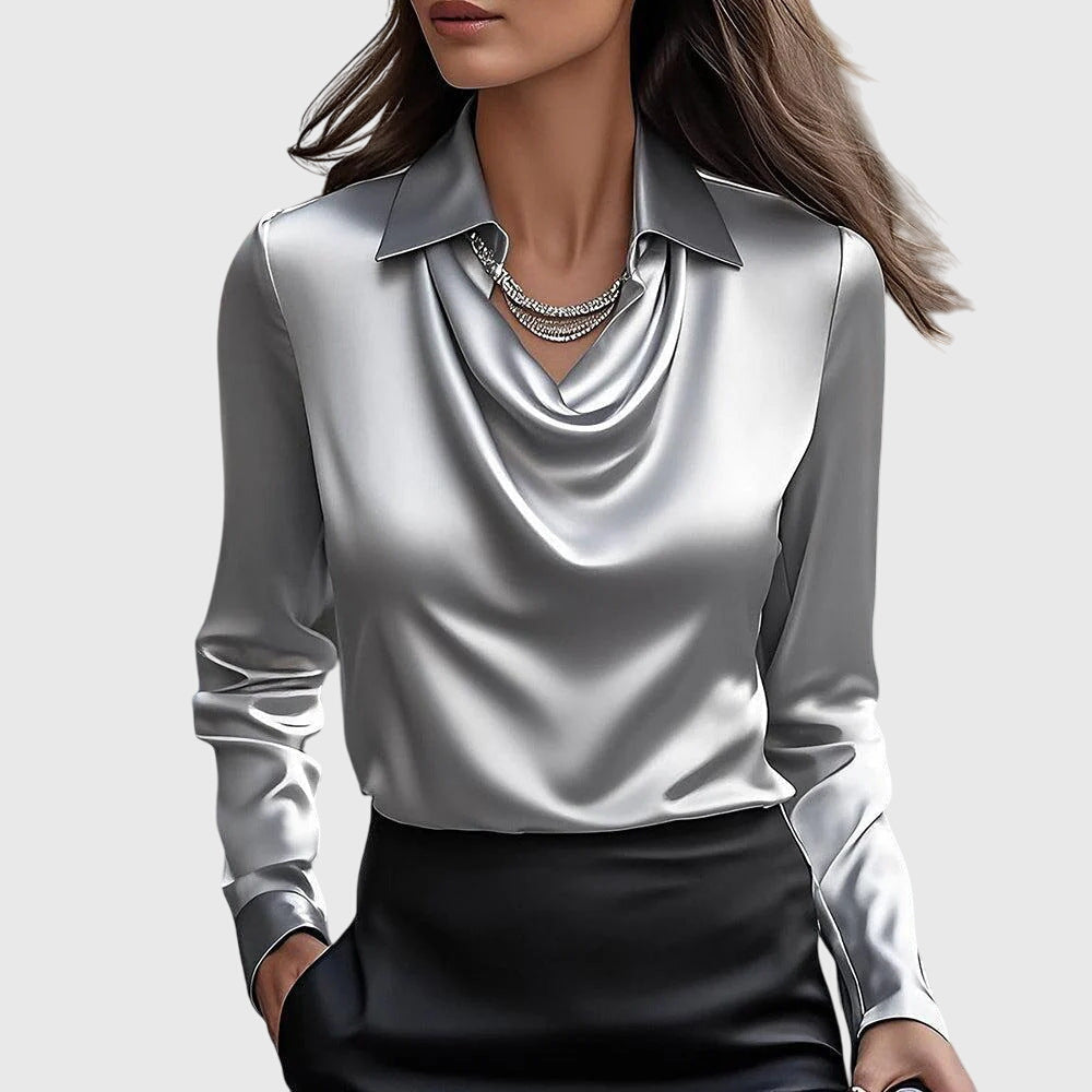Brooklyn | Elegant Blouse - Silk - White