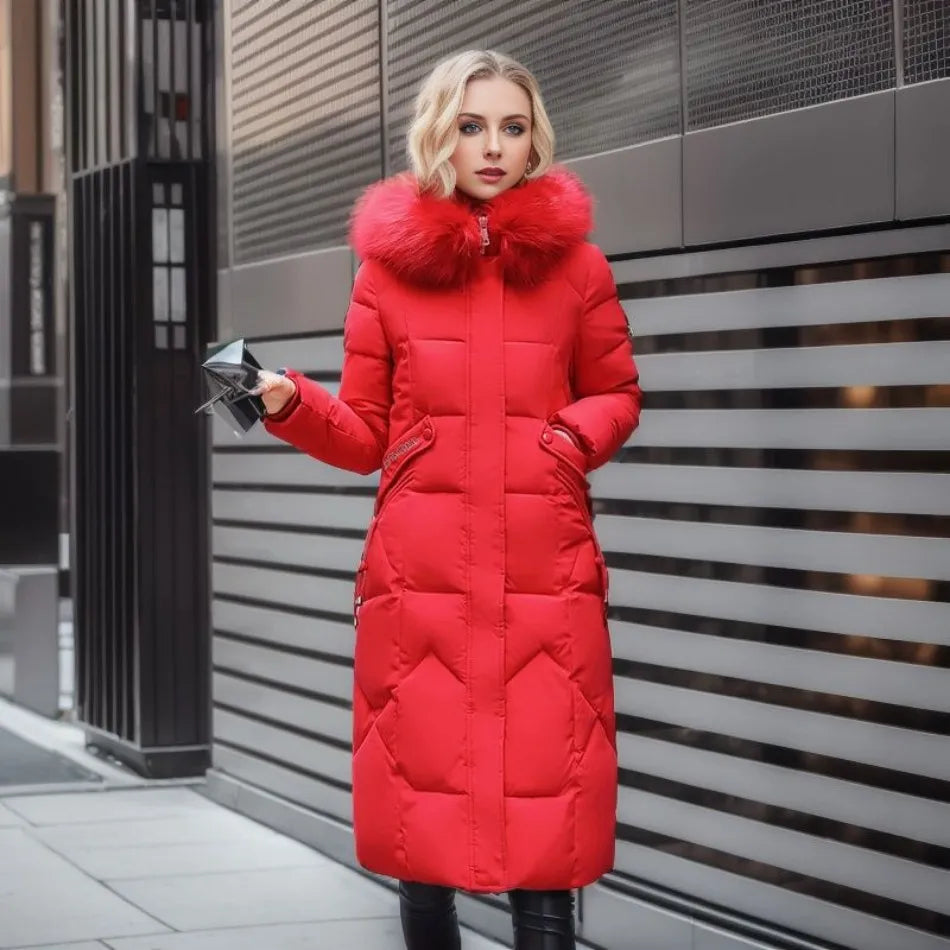 Jessica | Women’s Belted High Neck Puffer Coat
