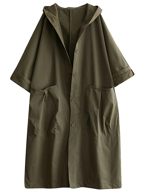 Felicia | Long Waterproof Coat - Black