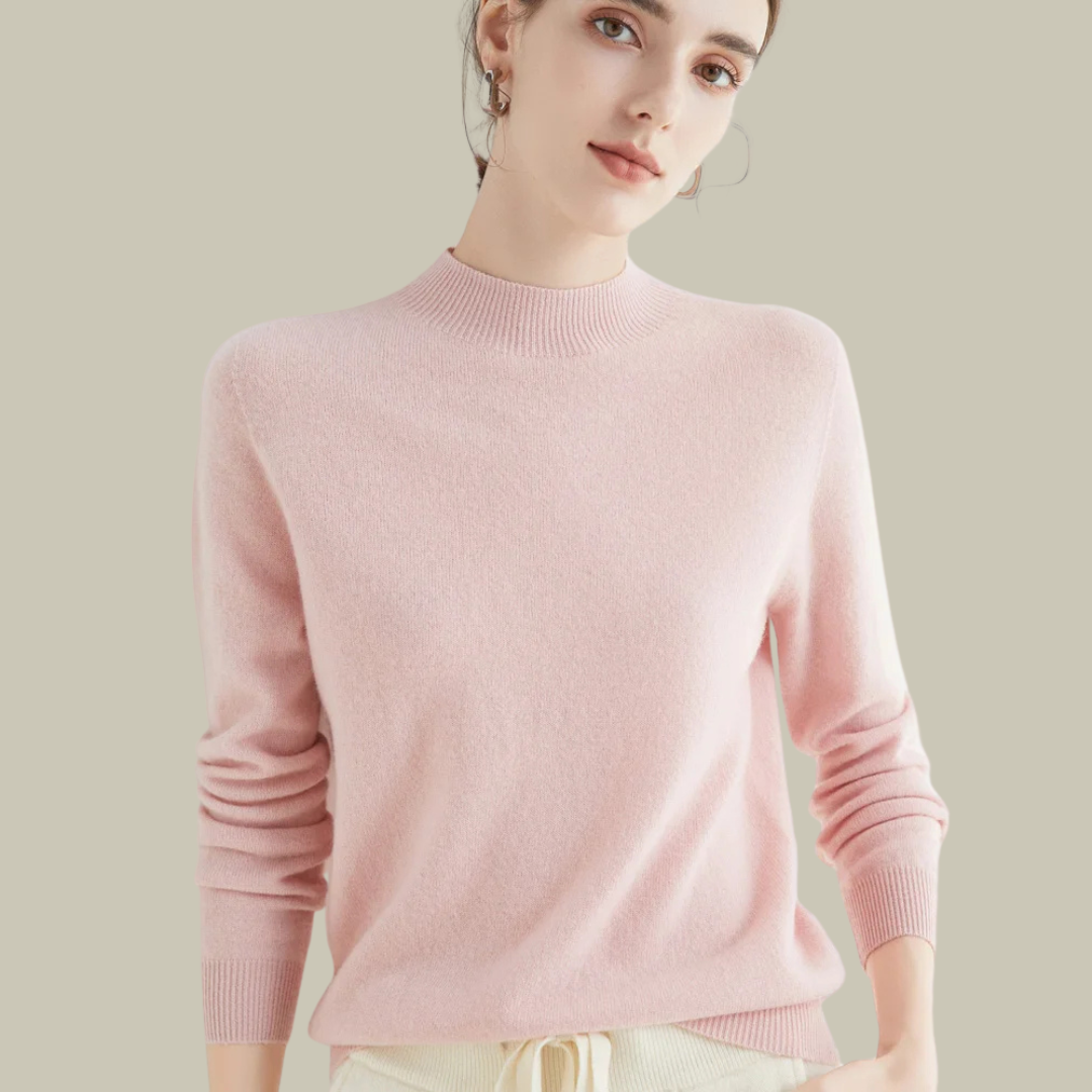 Paige | Women’s Classic Wool Blend Mock Neck Sweater