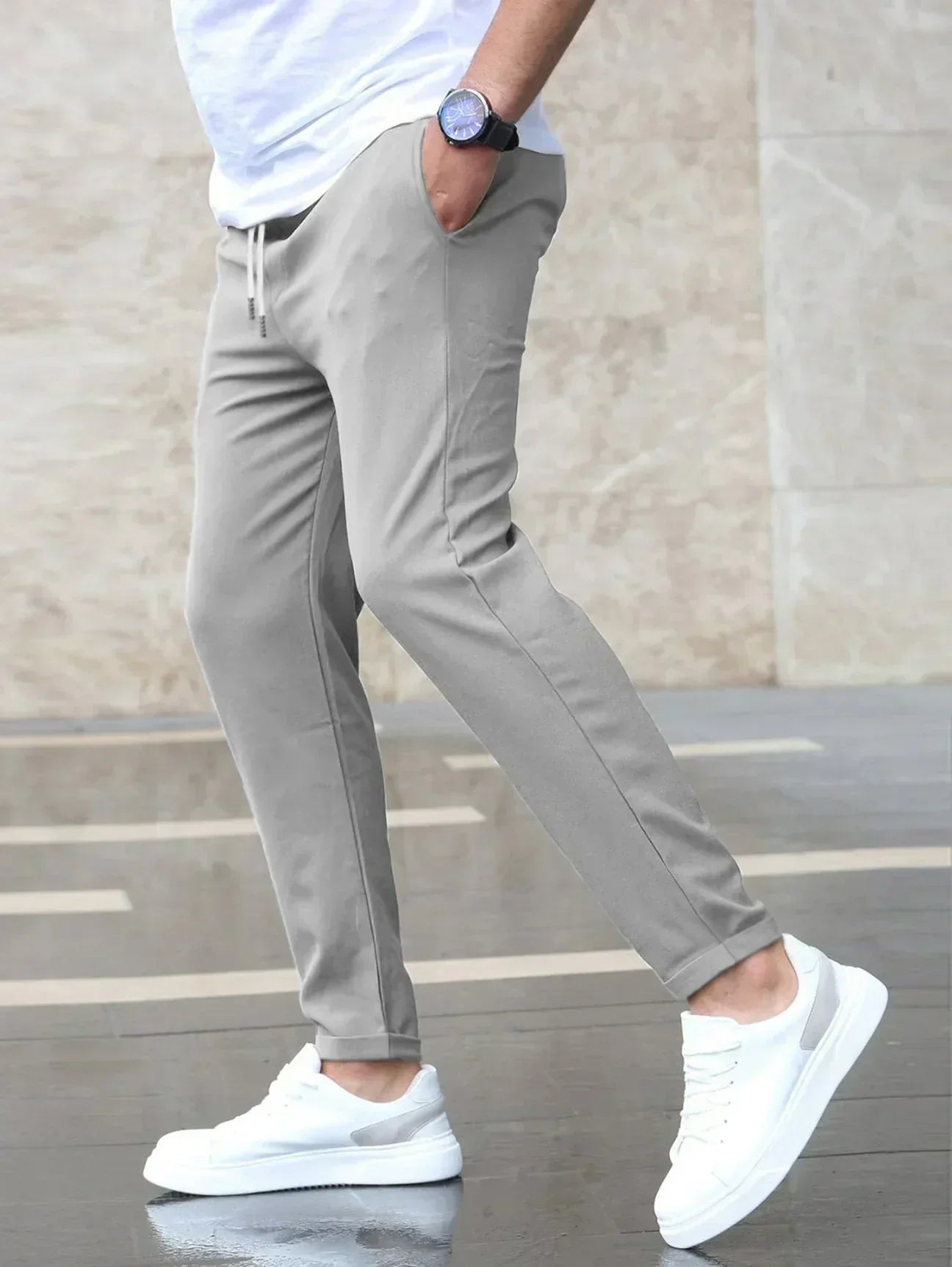 Sebastian | Comfort Pants Stretch Fabric - Black