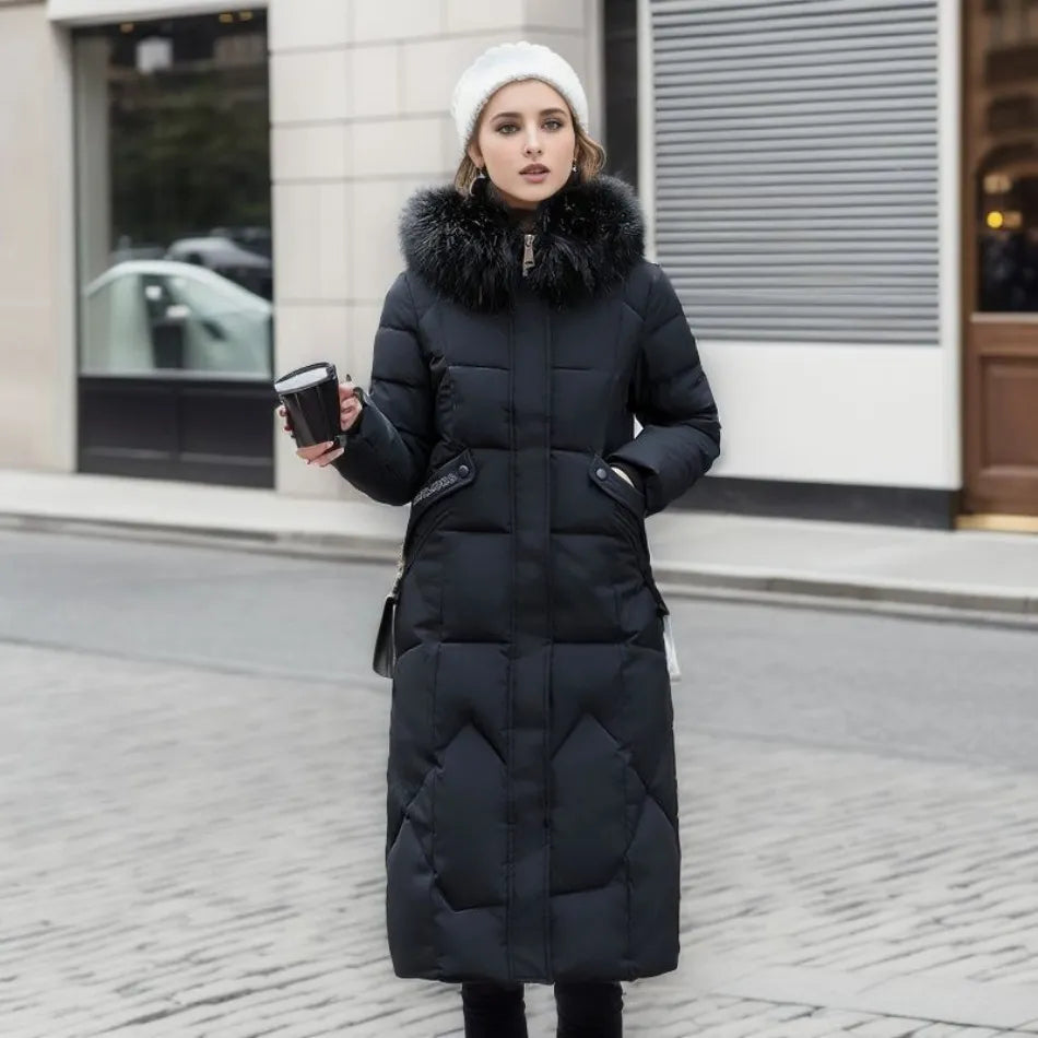 Jessica | Women’s Belted High Neck Puffer Coat