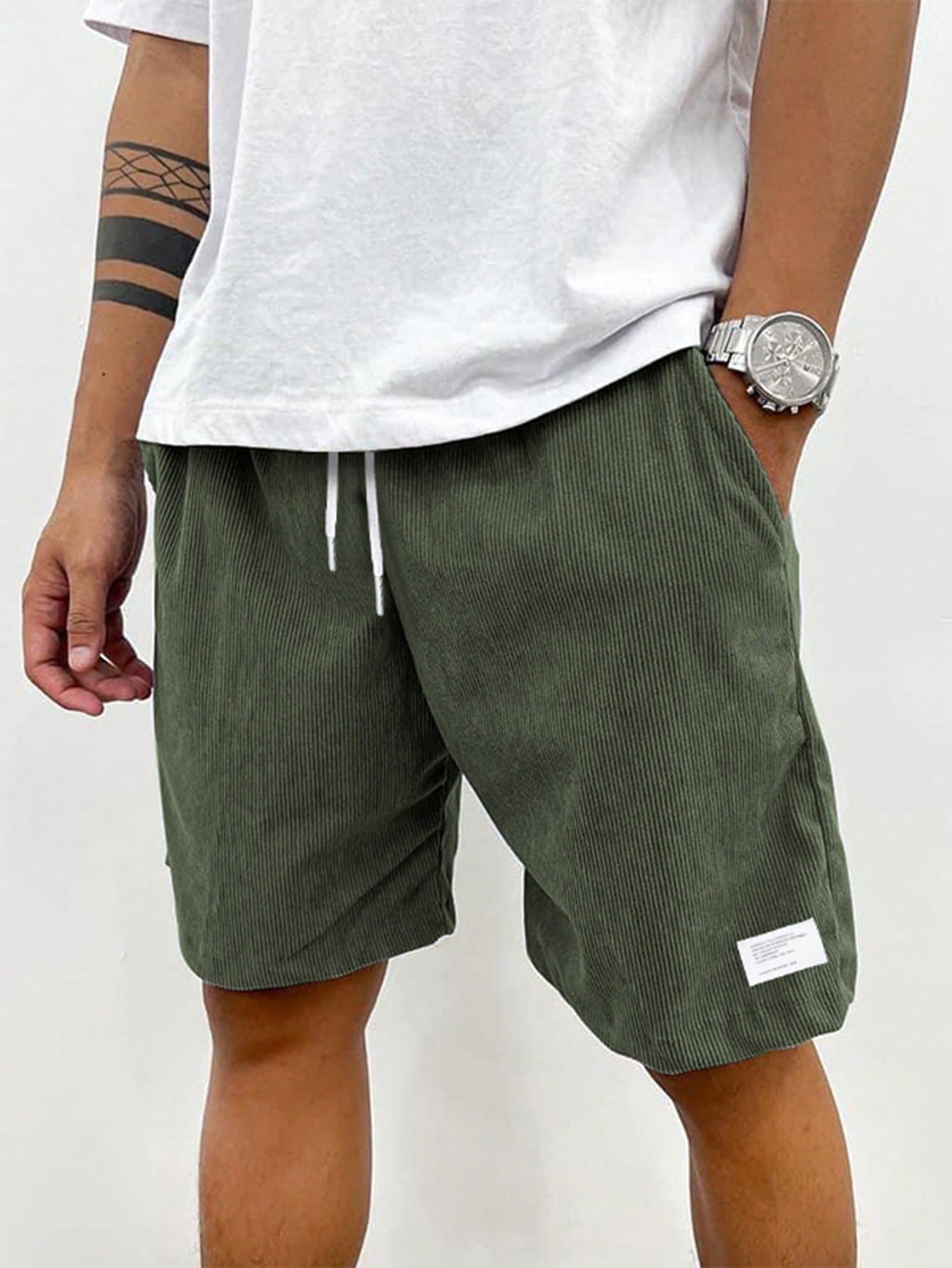 Bettina | Casual Summer Shorts with Drawstring - Navy