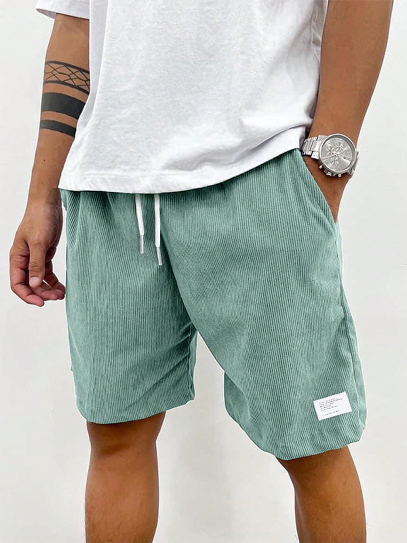 Bettina | Casual Summer Shorts with Drawstring - Navy