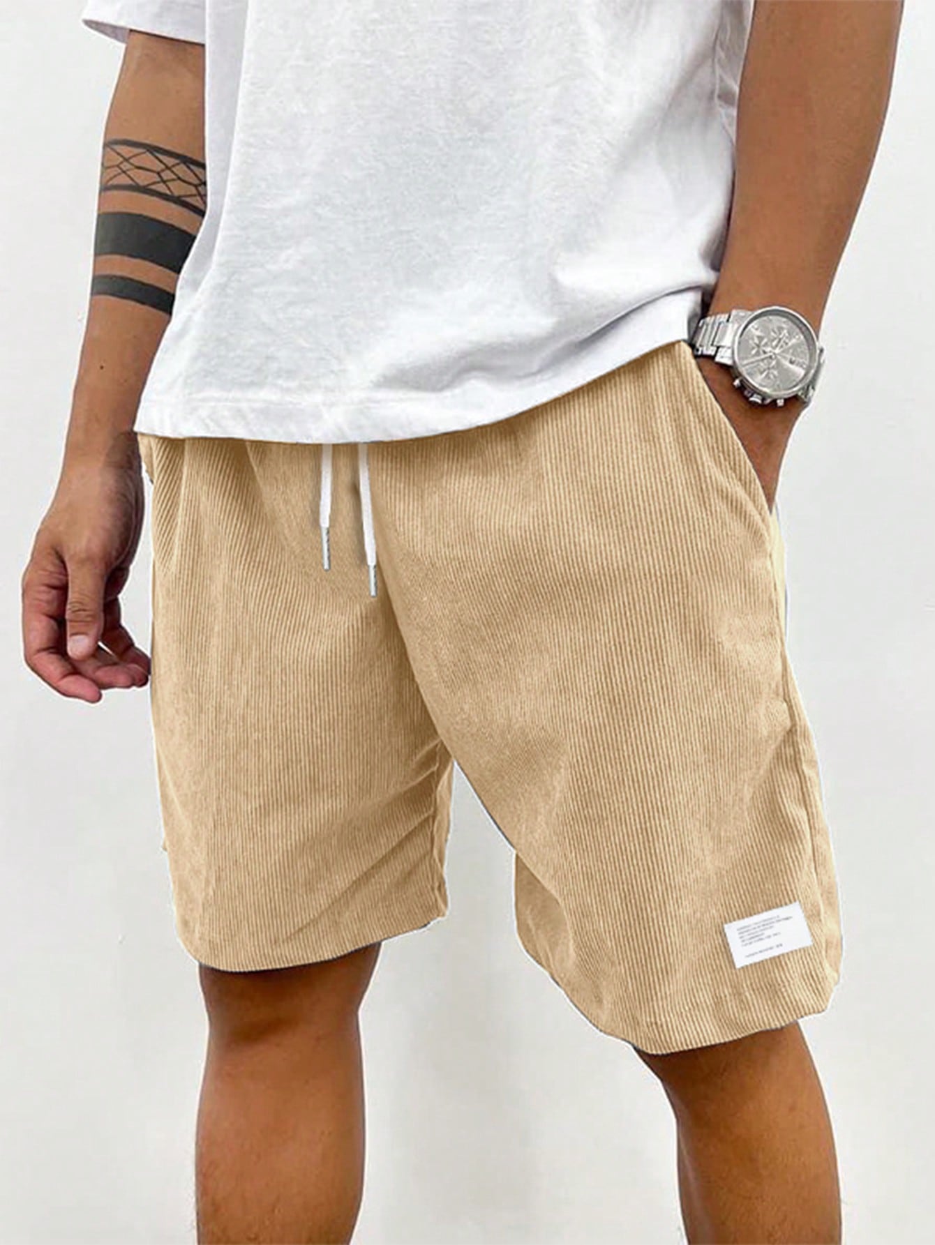 Bettina | Casual Summer Shorts with Drawstring - Navy