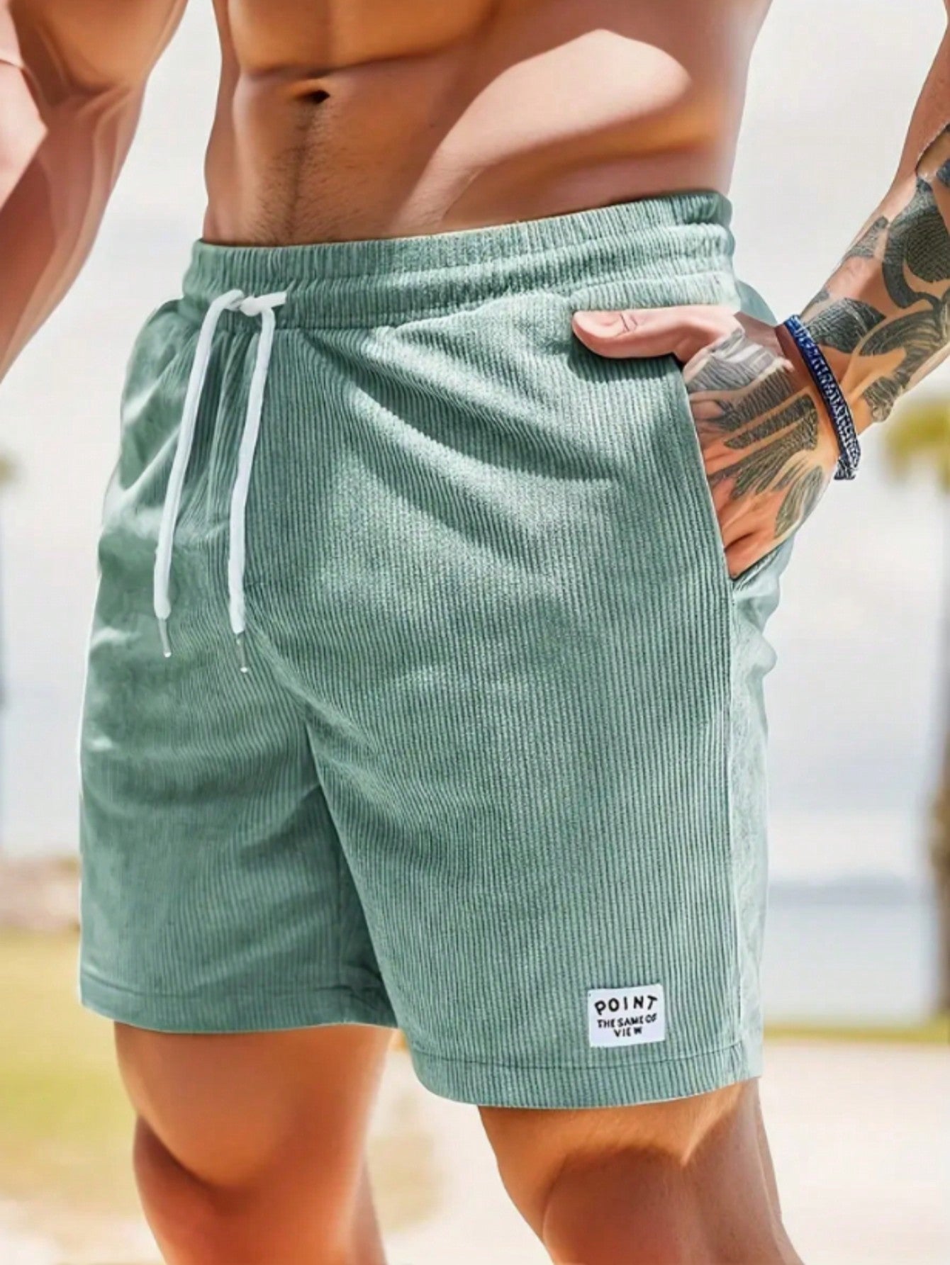 Bettina | Casual Summer Shorts with Drawstring - Navy