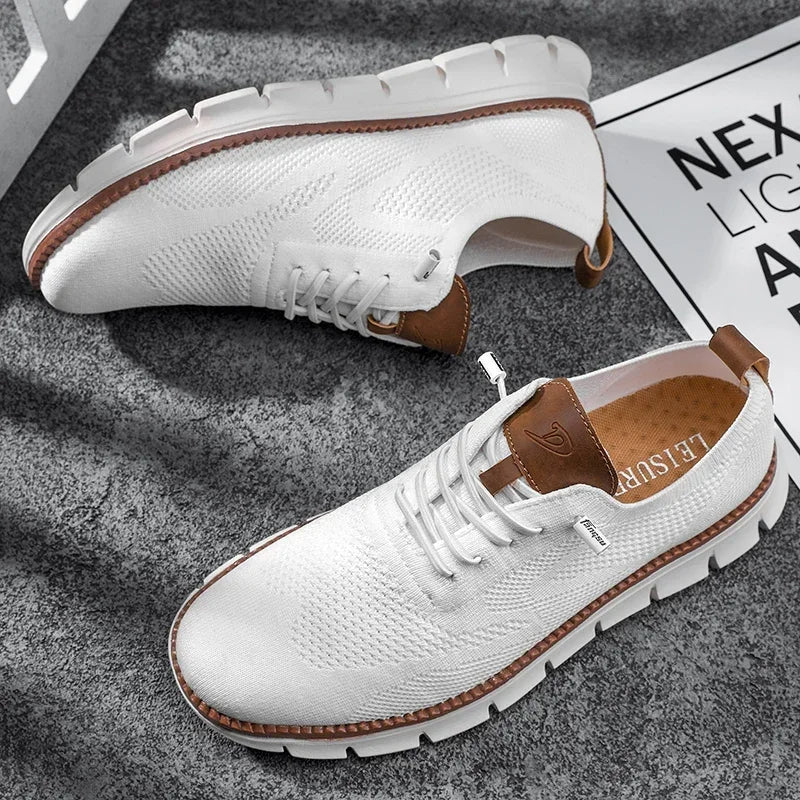 Lyon | Comfortable Shoes - Breathable Black Leather