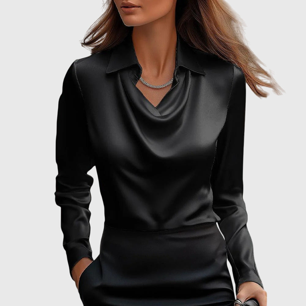 Brooklyn | Elegant Blouse - Silk - White