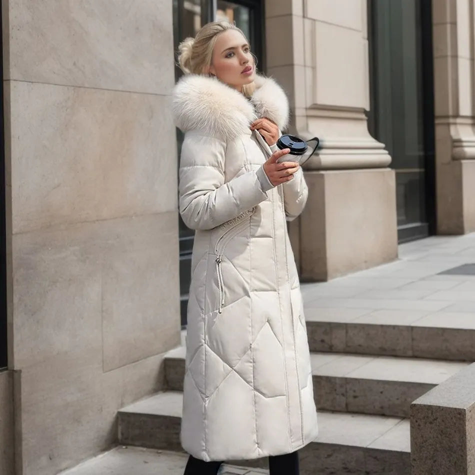 Jessica | Women’s Belted High Neck Puffer Coat