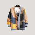 Amelia | Women's Colorblock Knit Cardigan - Spring Pastels
