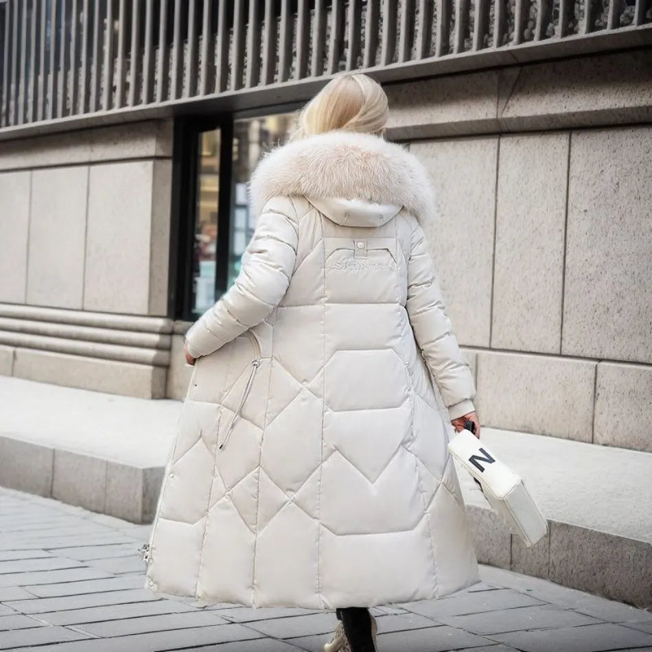 Jessica | Women’s Belted High Neck Puffer Coat