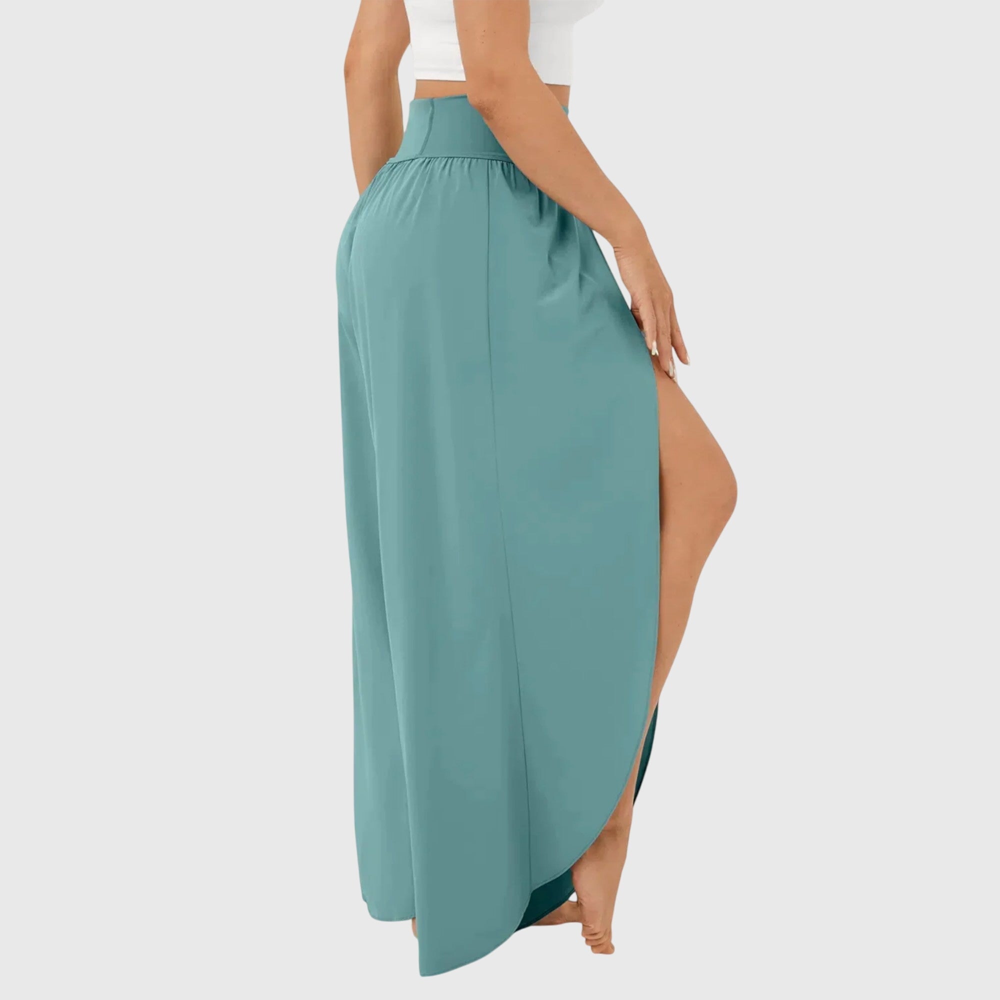 Eleanor | Women’s Wide Leg Split Hem Pants