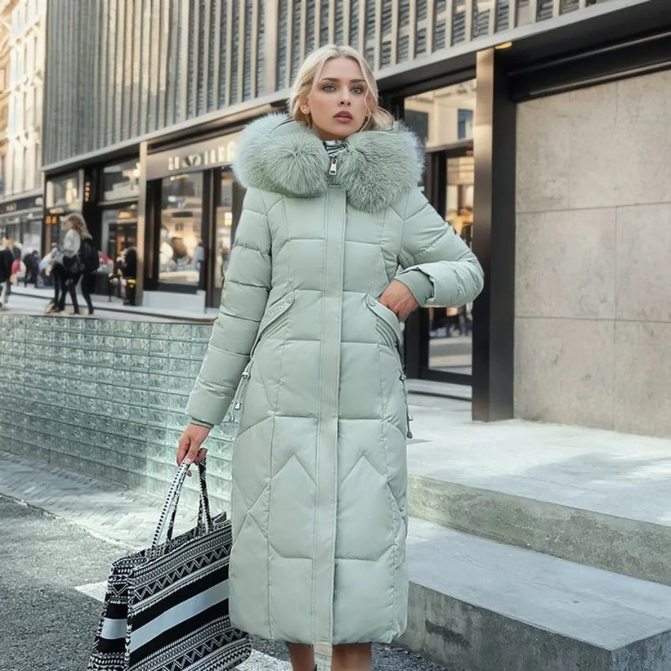 Jessica | Women’s Belted High Neck Puffer Coat