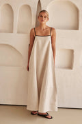 Elena | Maxi Dress Spaghetti Straps - Wedding Guest - Blue