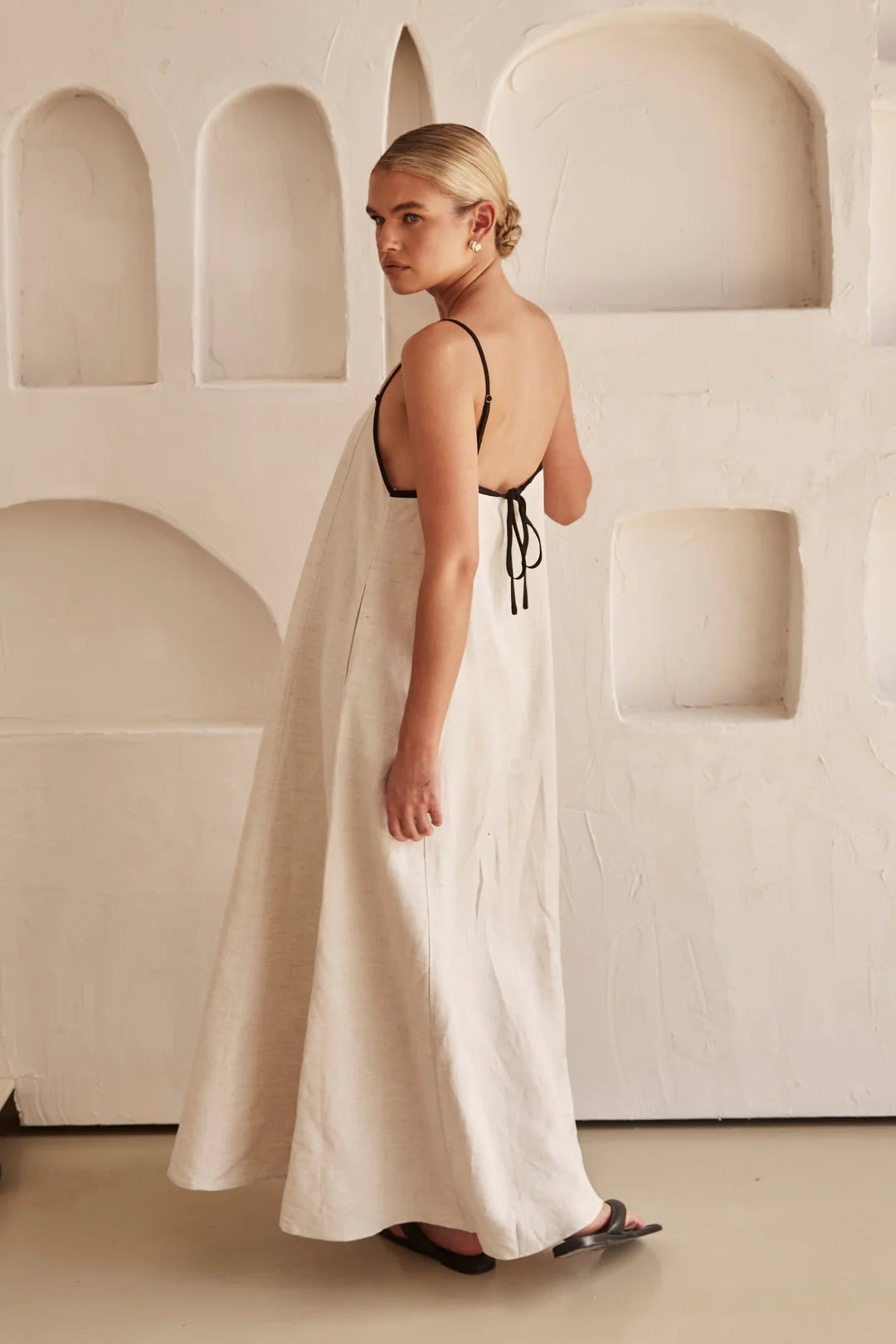 Elena | Maxi Dress Spaghetti Straps - Wedding Guest - Blue