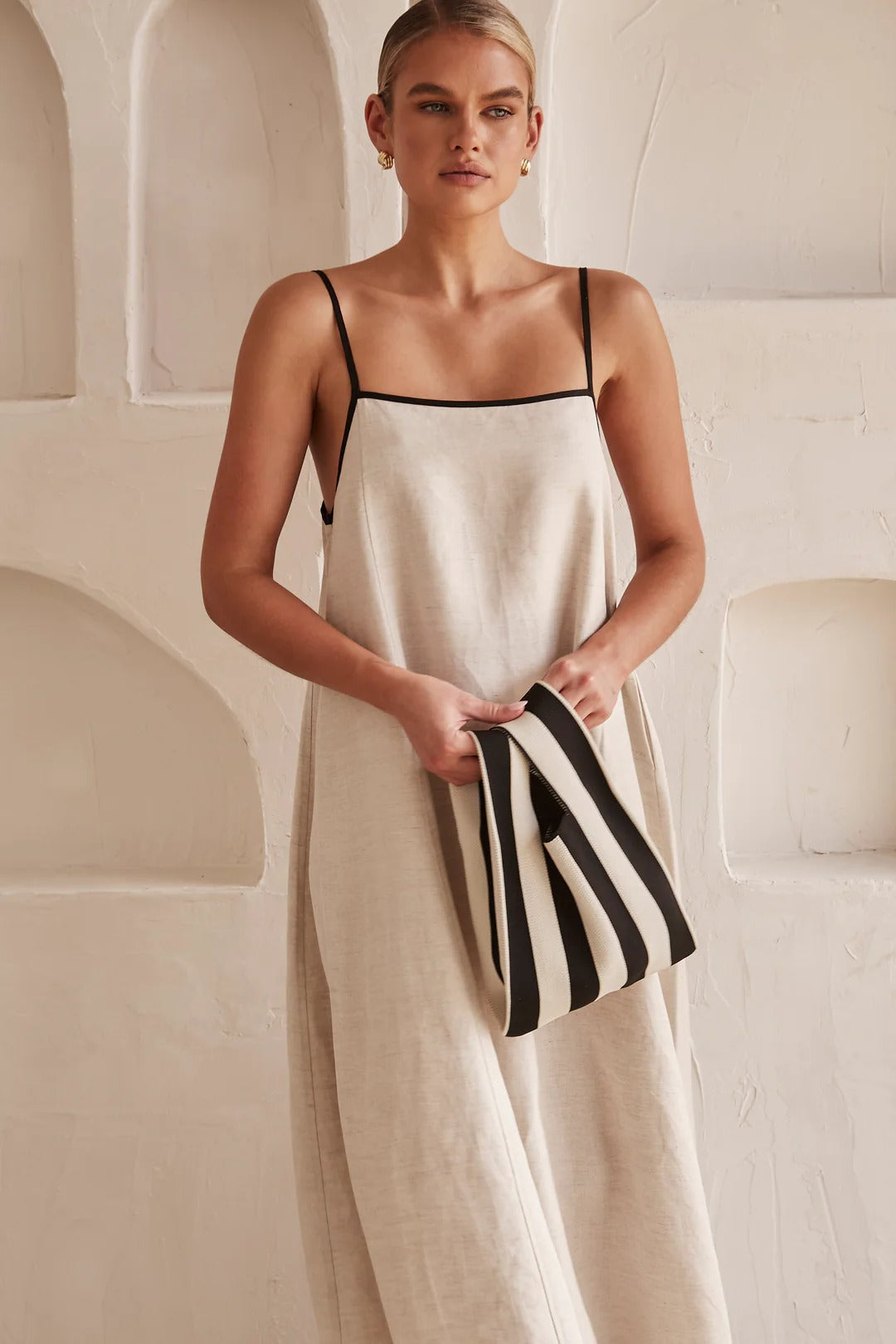 Elena | Maxi Dress Spaghetti Straps - Wedding Guest - Blue