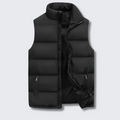 Quentin | Men's Winter Puffer Vest - Layered Style, Dark Blue