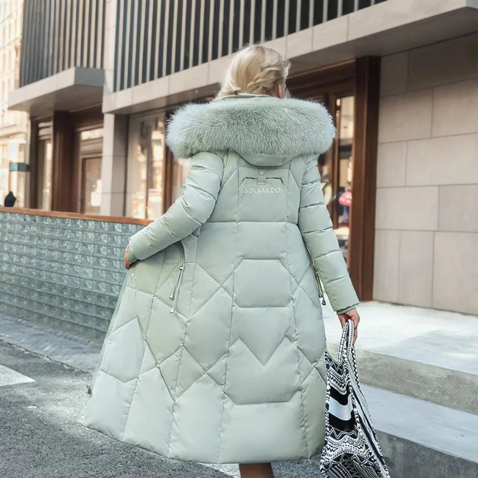 Jessica | Women’s Belted High Neck Puffer Coat