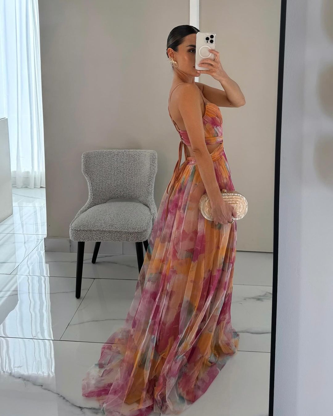 Hailey | Women's Summer Spaghetti Backless Maxi Dress - Blue Cotton