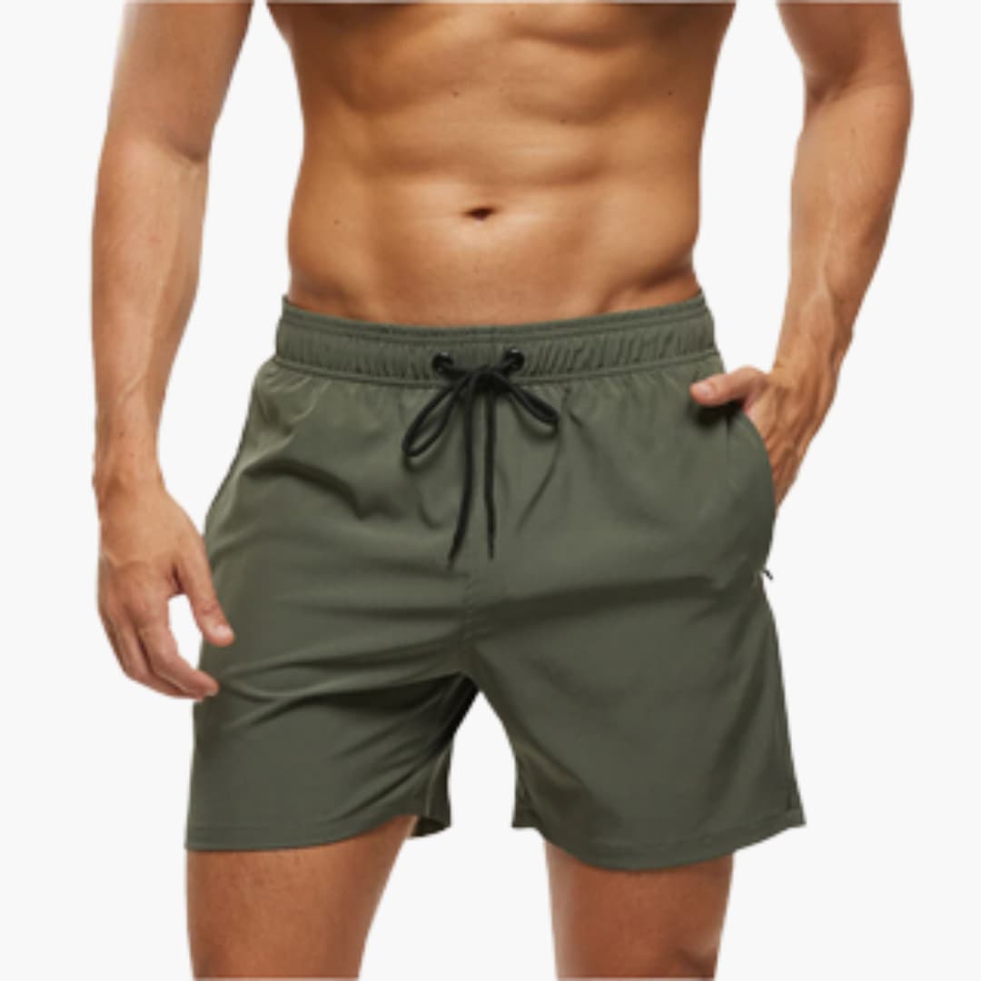 Alexander | Lightweight Swim Shorts with Drawstring - Blue