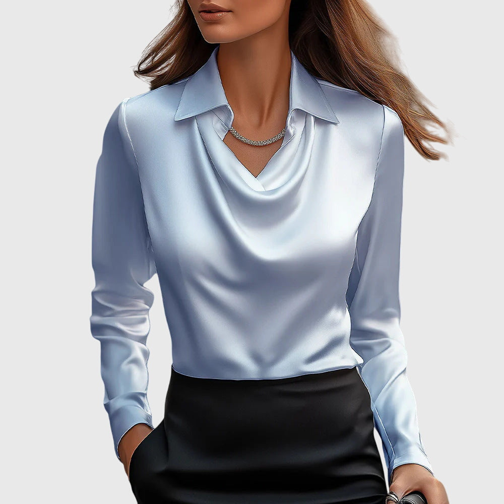 Brooklyn | Elegant Blouse - Silk - White