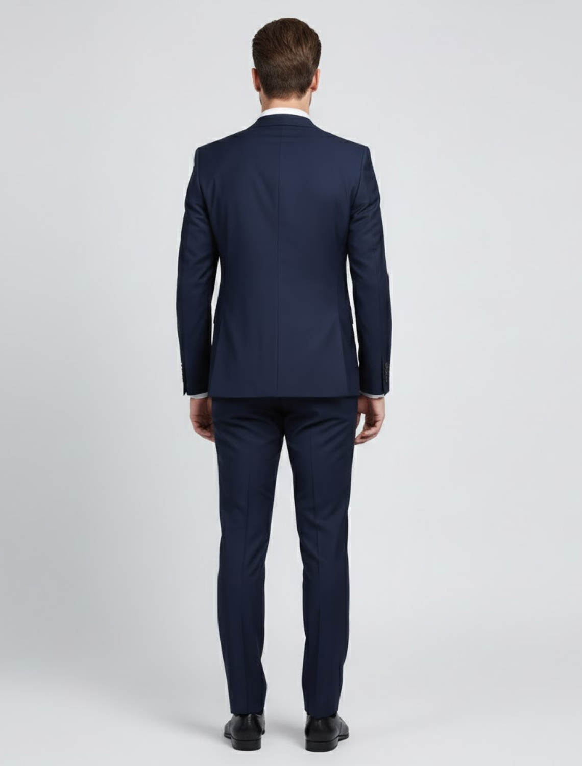 Tristan | Slim Fit Suit - Navy Wool