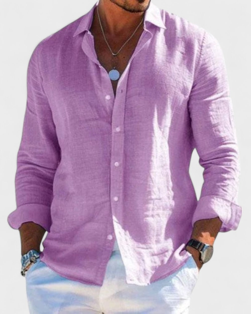 Morgan | Elegant Linen Shirt - Refined