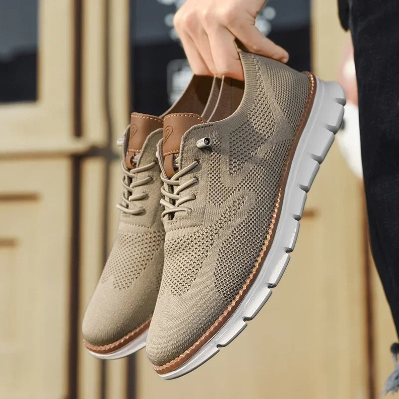 Lyon | Comfortable Shoes - Breathable Black Leather