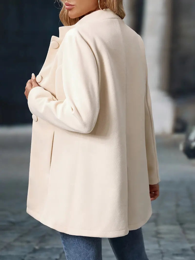 Ashley | Women’s Long Button-Up Autumn Coat