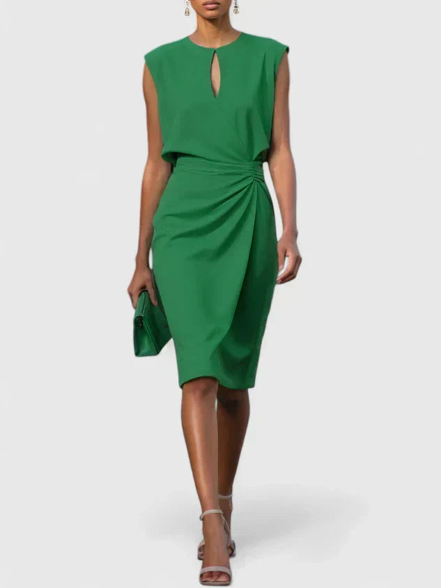 Lisandrah | Sophisticated Dress - Black Silk